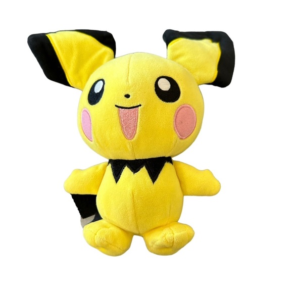 2019 Wicked Cool Toys Pichu Plush 7" Pokemon - Picture 1 of 3